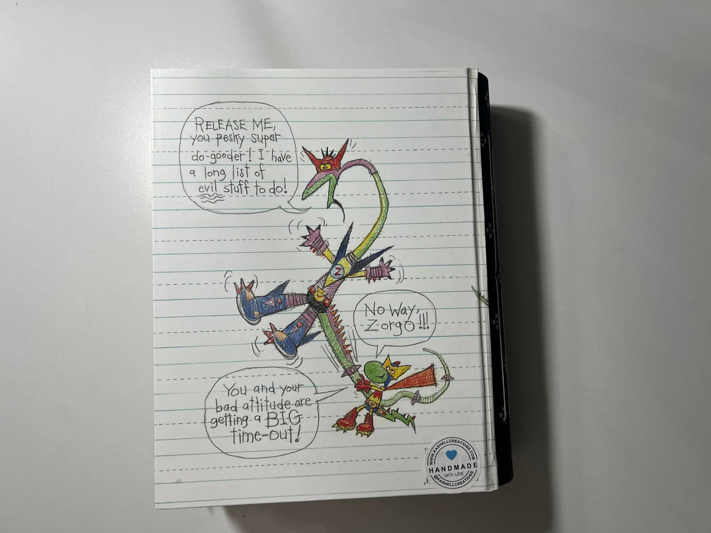 Junk Journal - Super Saurus Saves Kindergarten