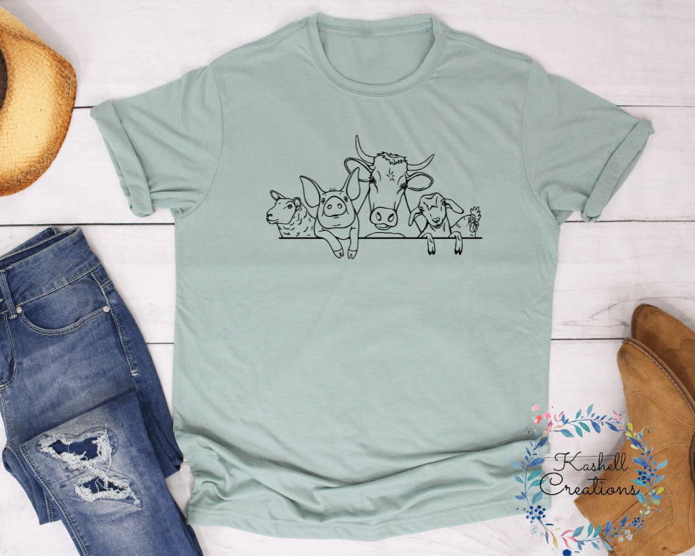 Farm Animals T Shirt
