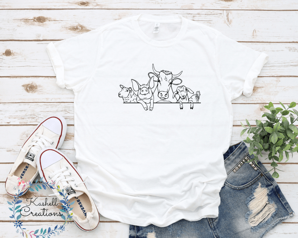 Farm Animals T Shirt