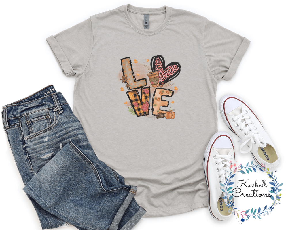 Love Fall T Shirt