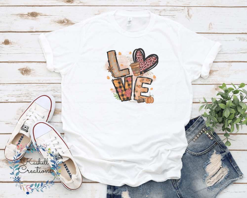 Love Fall T Shirt