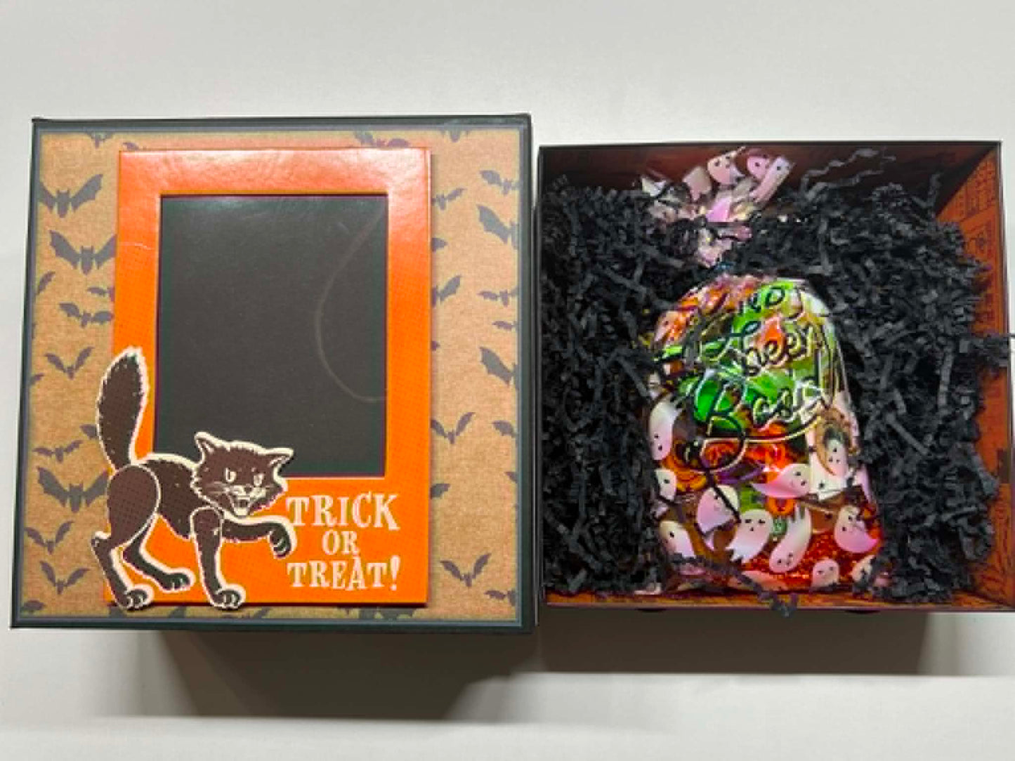 Halloween Boo Box Drawer Kit: Spooky Little Kitten Junk Journal