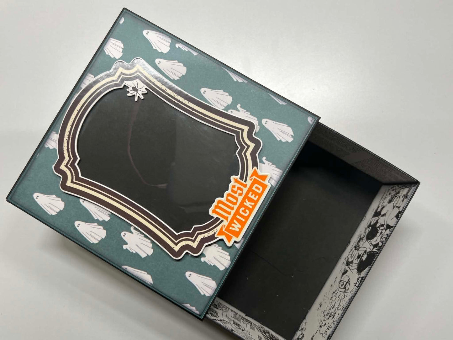 Halloween Boo Box Drawer Kit: Funny Little Ghost Junk Journal