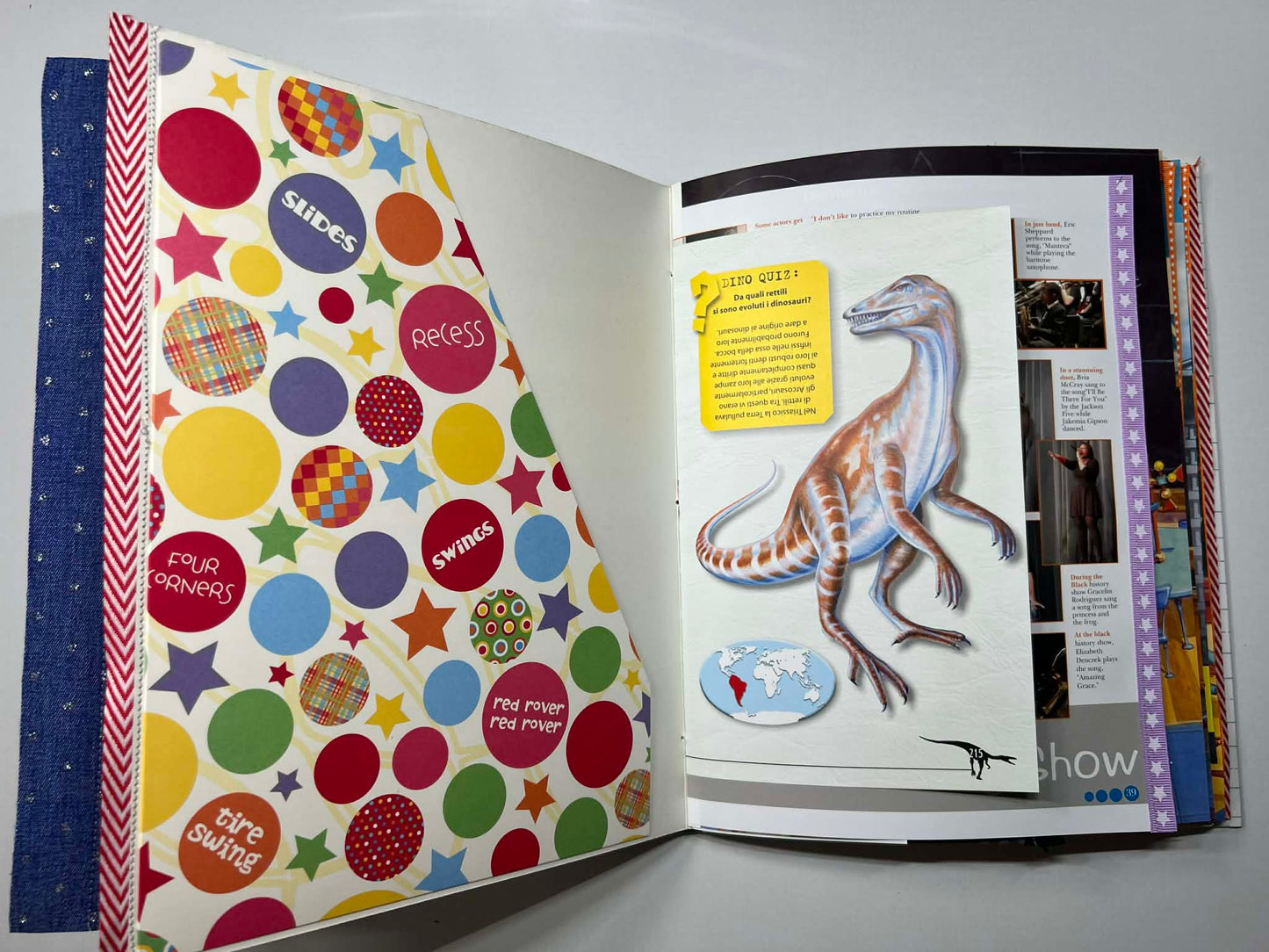 Junk Journal - Super Saurus Saves Kindergarten