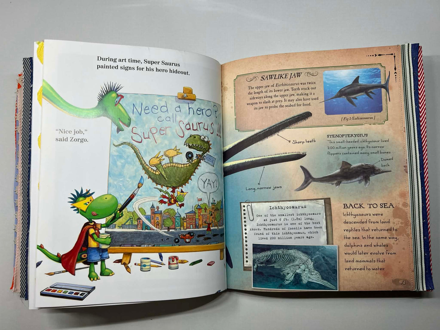 Junk Journal - Super Saurus Saves Kindergarten