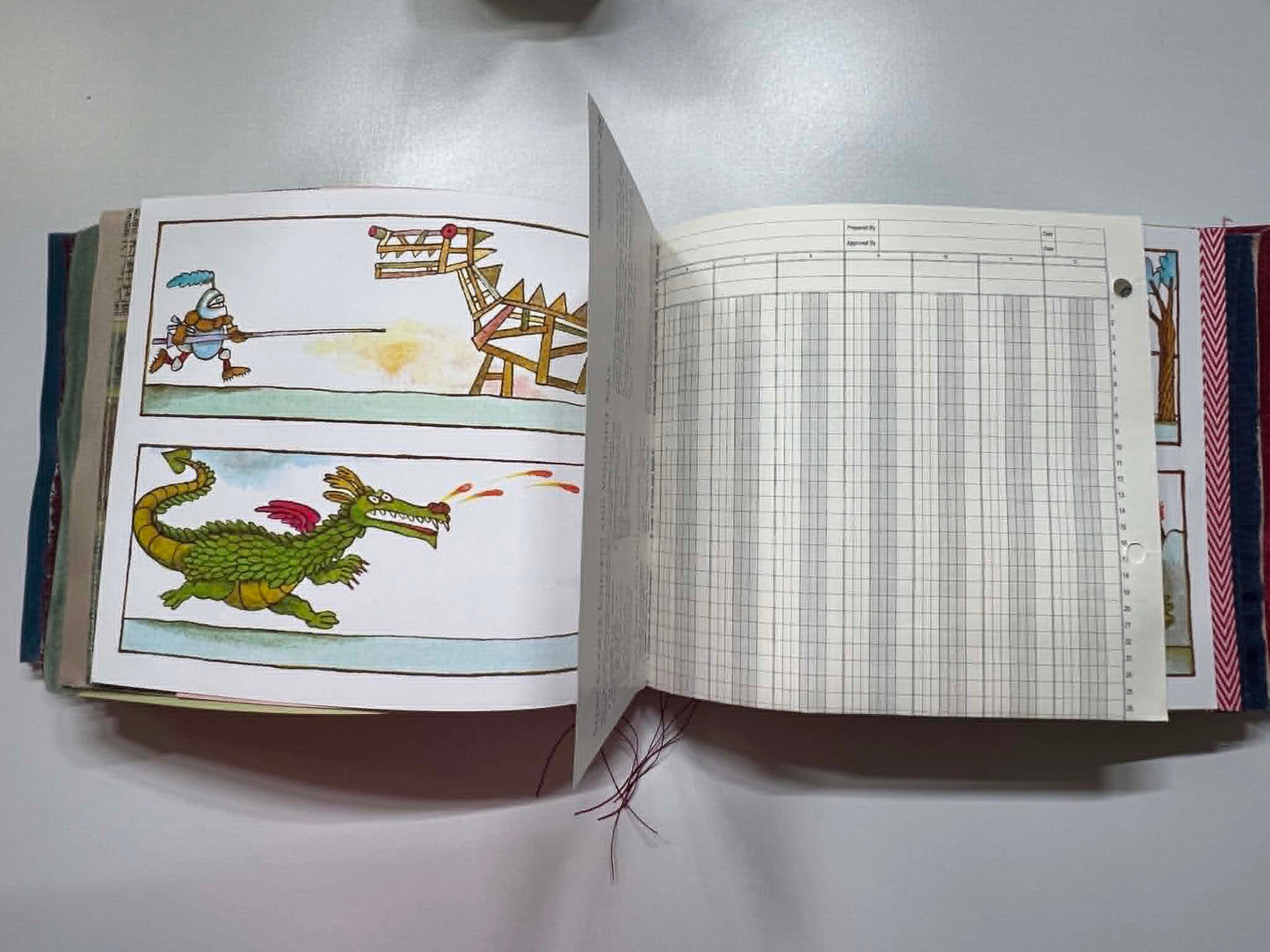 Junk Journal: The Knight and the Dragon