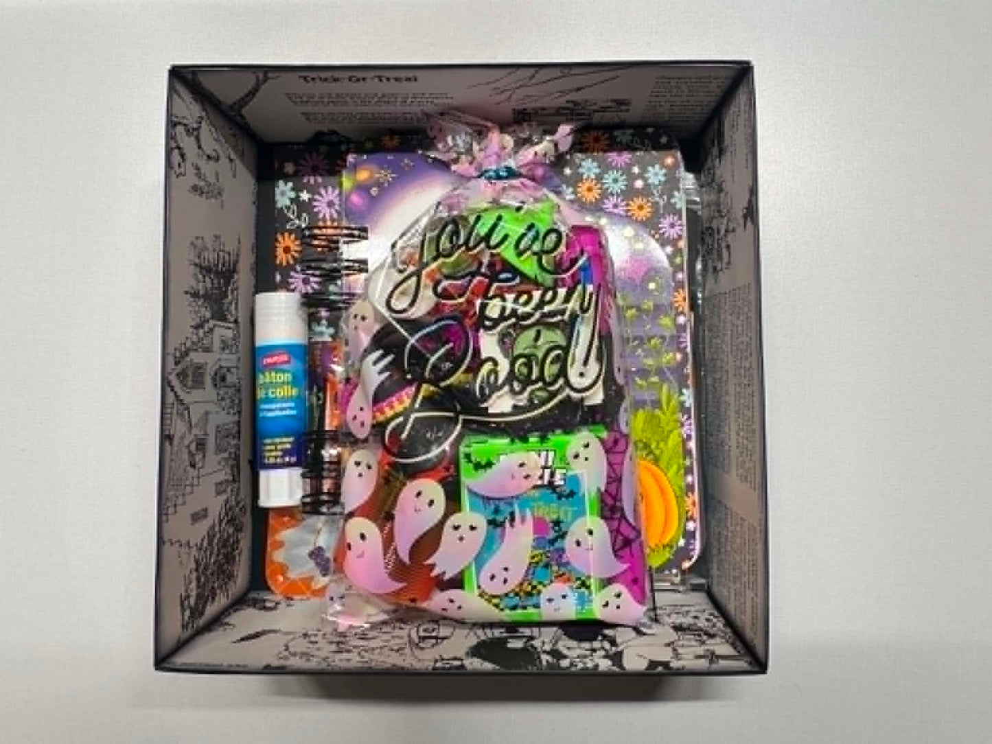 Halloween Boo Box Drawer Kit: Funny Little Ghost Junk Journal