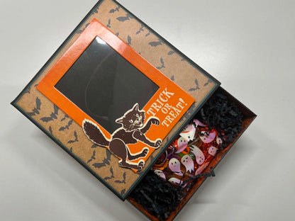 Halloween Boo Box Drawer Kit: Spooky Little Kitten Junk Journal