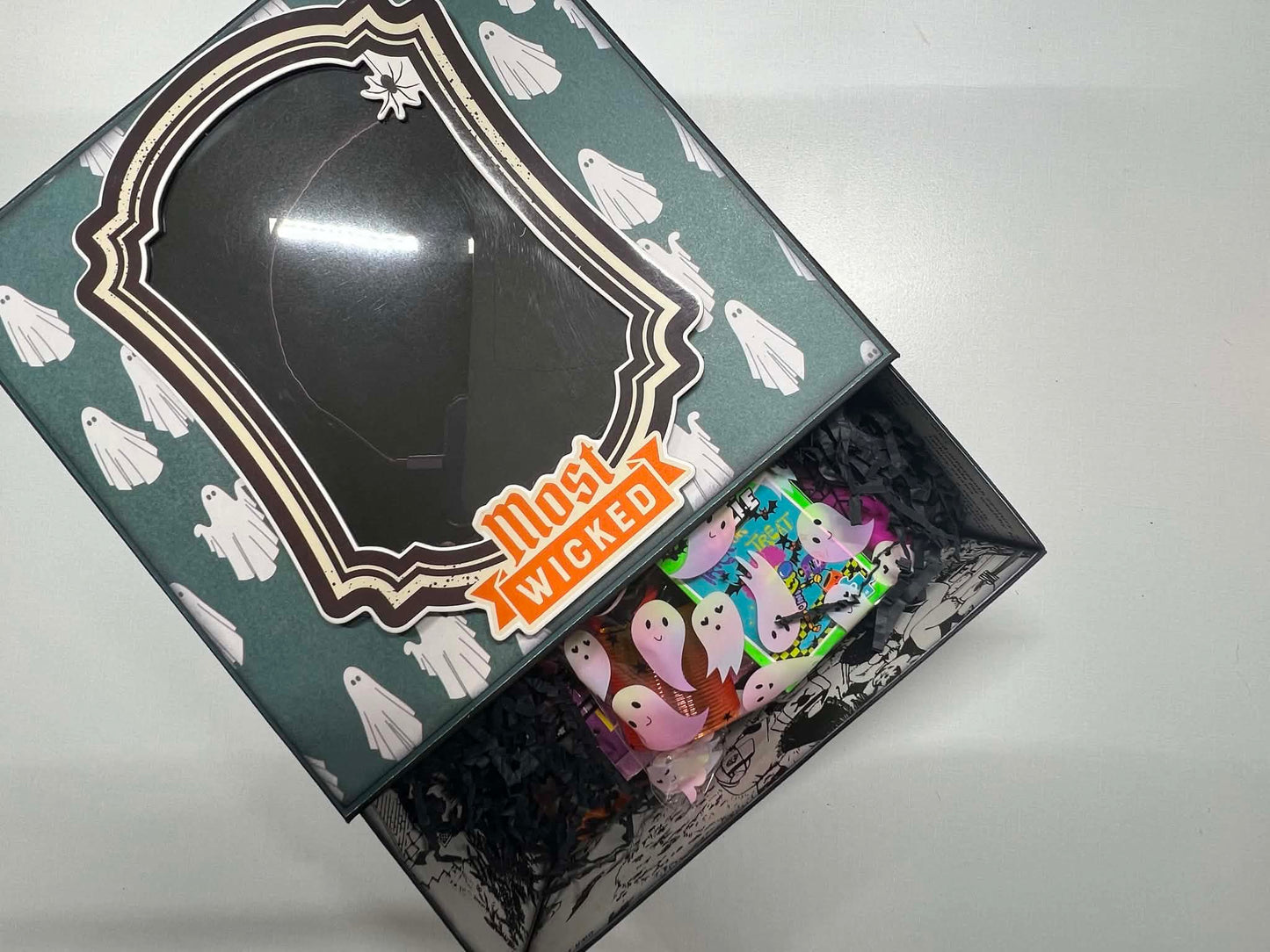 Halloween Boo Box Drawer Kit: Funny Little Ghost Junk Journal