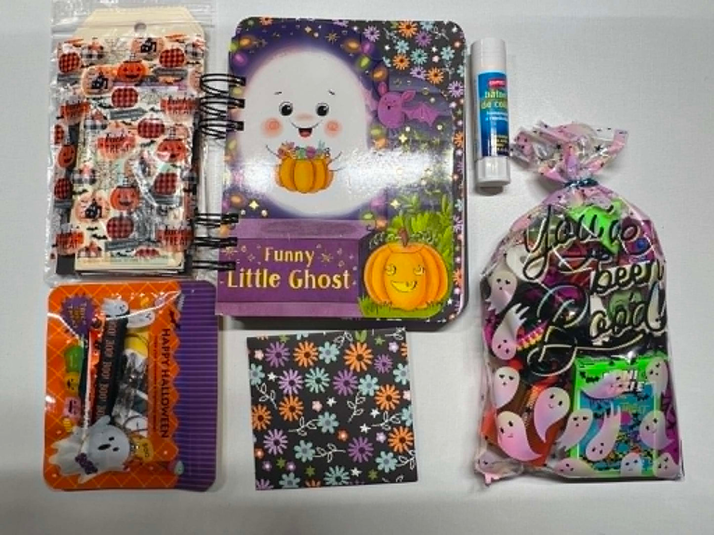 Halloween Boo Box Drawer Kit: Funny Little Ghost Junk Journal