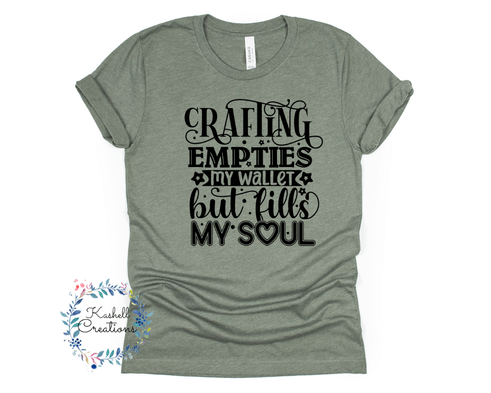 Crafting Empties my Wallet T Shirt