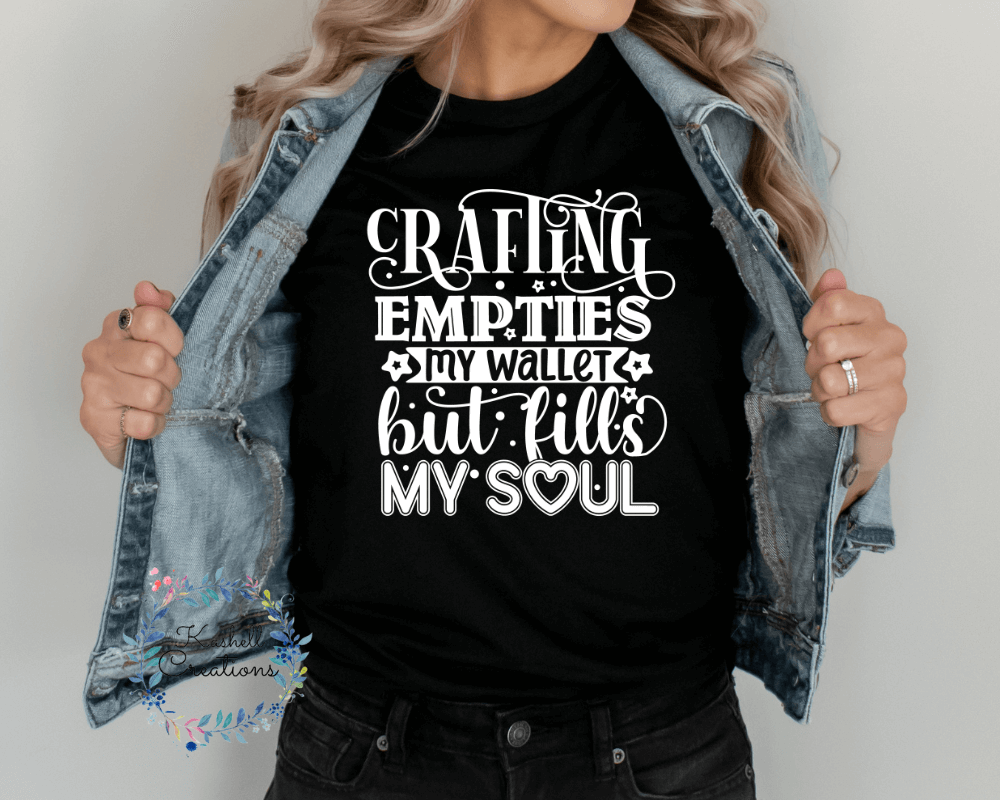 Crafting Empties my Wallet T Shirt