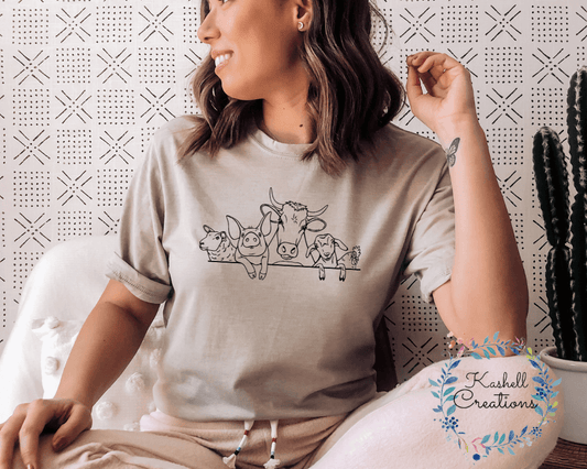 Farm Animals T Shirt