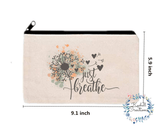 Just Breathe Canvas Bag - Kashell Creations