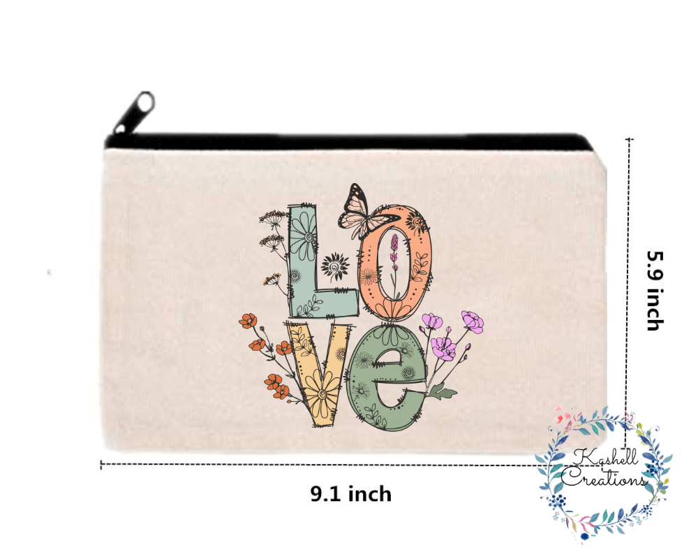 Love Canvas Bag - Kashell Creations