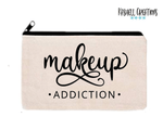 Make Up Addiction Canvas Bag - Kashell Creations