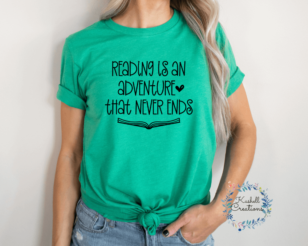 Reading is an Adventure T Shirt