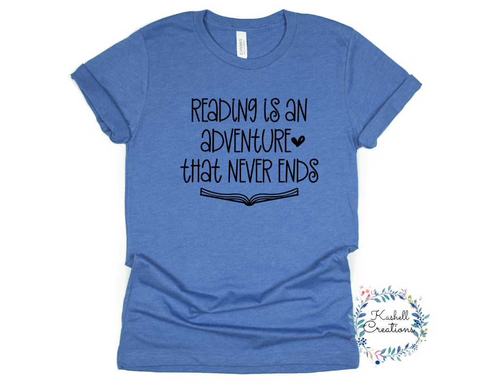 Reading is an Adventure T Shirt