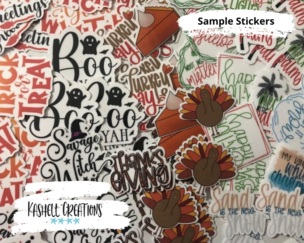 Custom Order Stickers - Kashell Creations