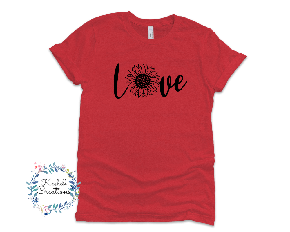 Sunflower Love T Shirt