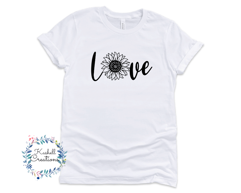 Sunflower Love T Shirt