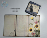 Vintage Garden Tri-Fold Folio Album