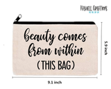 Beauty Within Canvas Bag - Kashell Creations