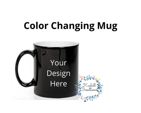 Color Changing Personalized Mug - Kashell Creations